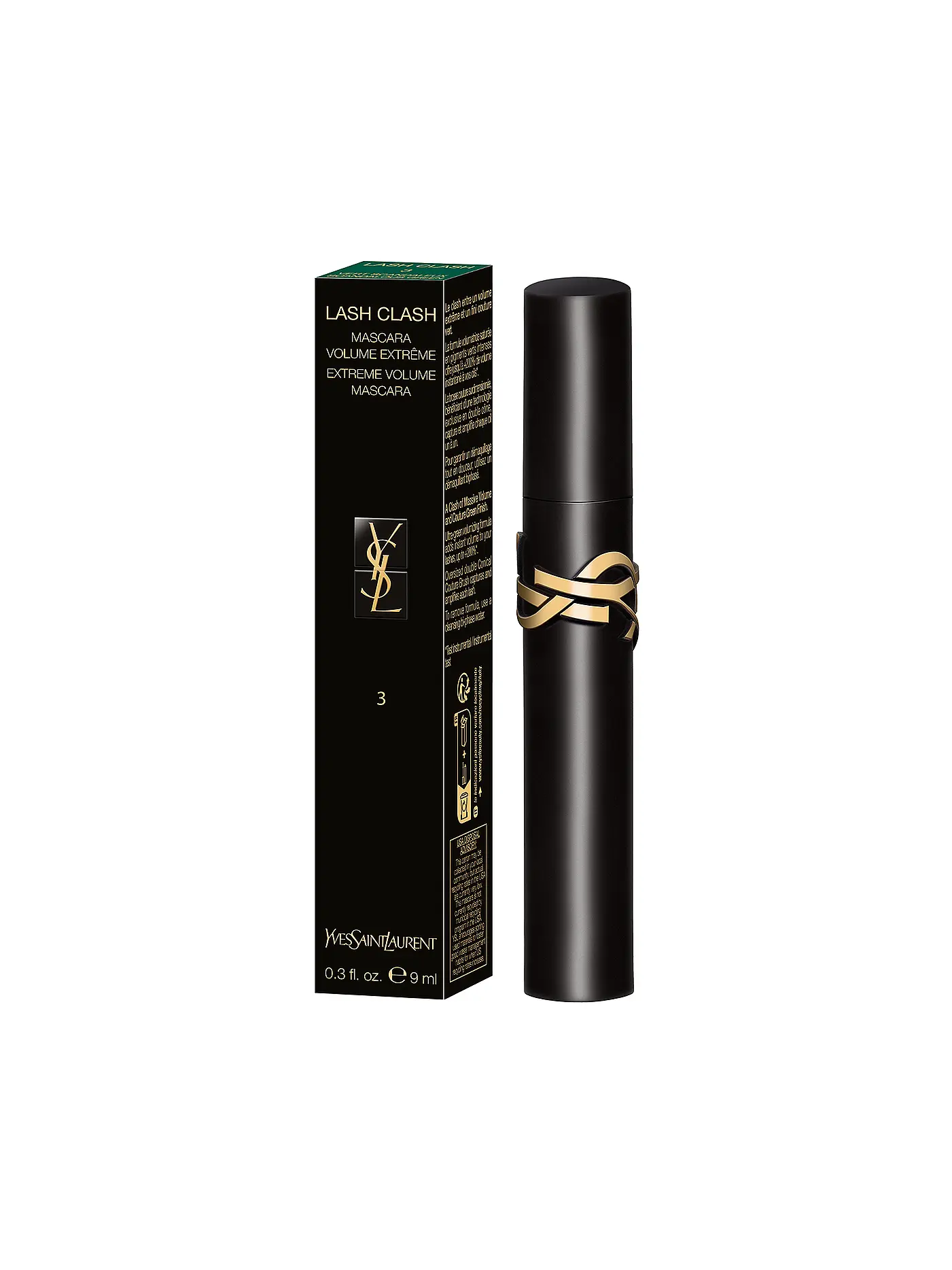 YVES SAINT LAURENT | Mascara Lash Clash ( 02 Brown ) | dunkelgrün